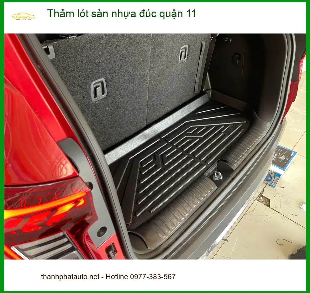 Nơi Lắp Thảm Lót Sàn Ô Tô lót sàn nhựa đúc quận 11 - Giá Tốt TPHCM ảnh thực tế 2