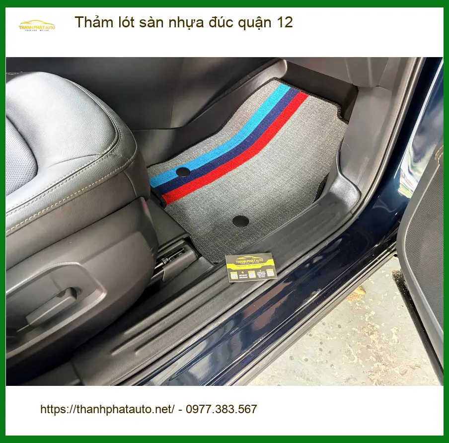 Cửa Hàng Lắp Thảm Lót Sàn Ô Tô lót sàn nhựa đúc quận 12 - Giá Tốt TPHCM ảnh thực tế 2
