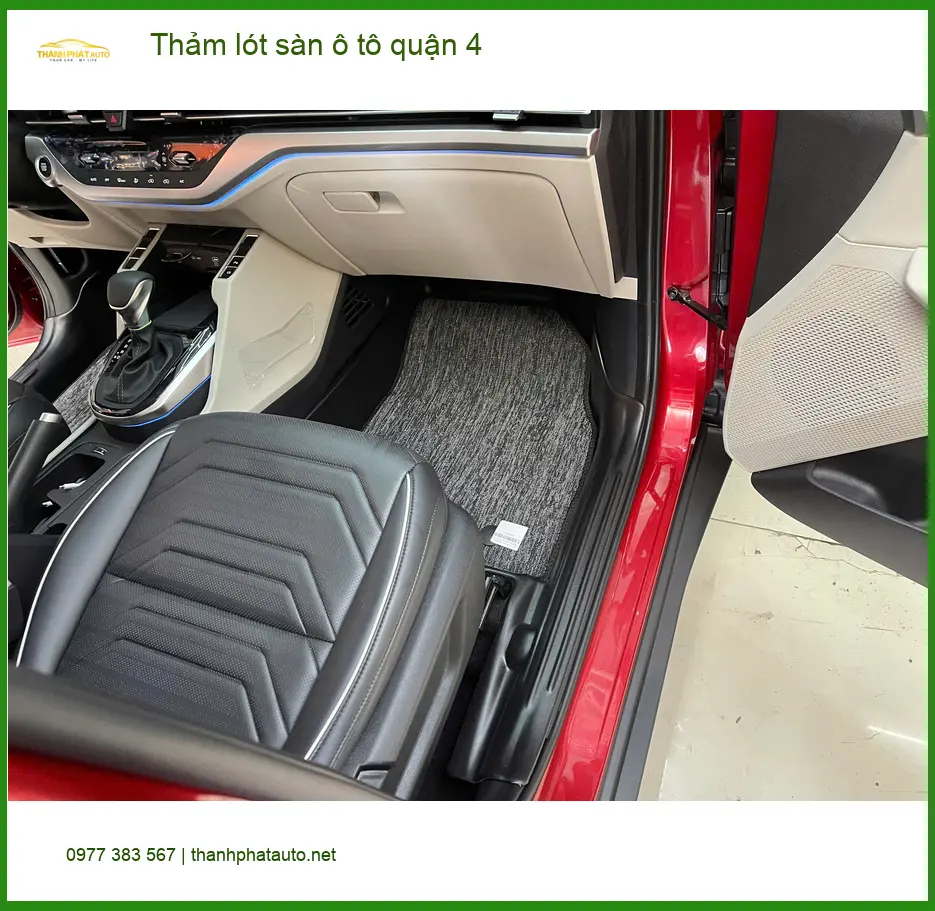 Trung Tâm Thảm Lót Sàn Ô Tô lót sàn ô tô quận 4 - Lắp Đặt Uy Tín TPHCM ảnh thực tế 2