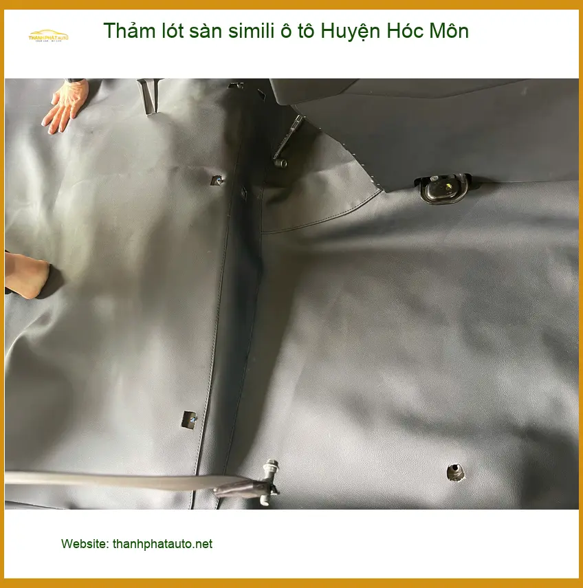 Nơi May Thảm Lót Sàn Ô Tô lót sàn simili ô tô Huyện Hóc Môn - Giá Tốt TPHCM ảnh thực tế 2