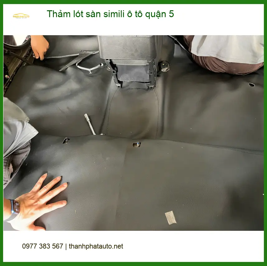 Cửa Hàng Gắn Thảm Lót Sàn Ô Tô lót sàn simili ô tô quận 5 - Thi Công Chuyên Nghiệp