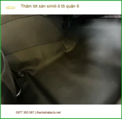 Địa Chỉ Lắp Thảm Lót Sàn Ô Tô lót sàn simili ô tô quận 6 - Giá Tốt TPHCM