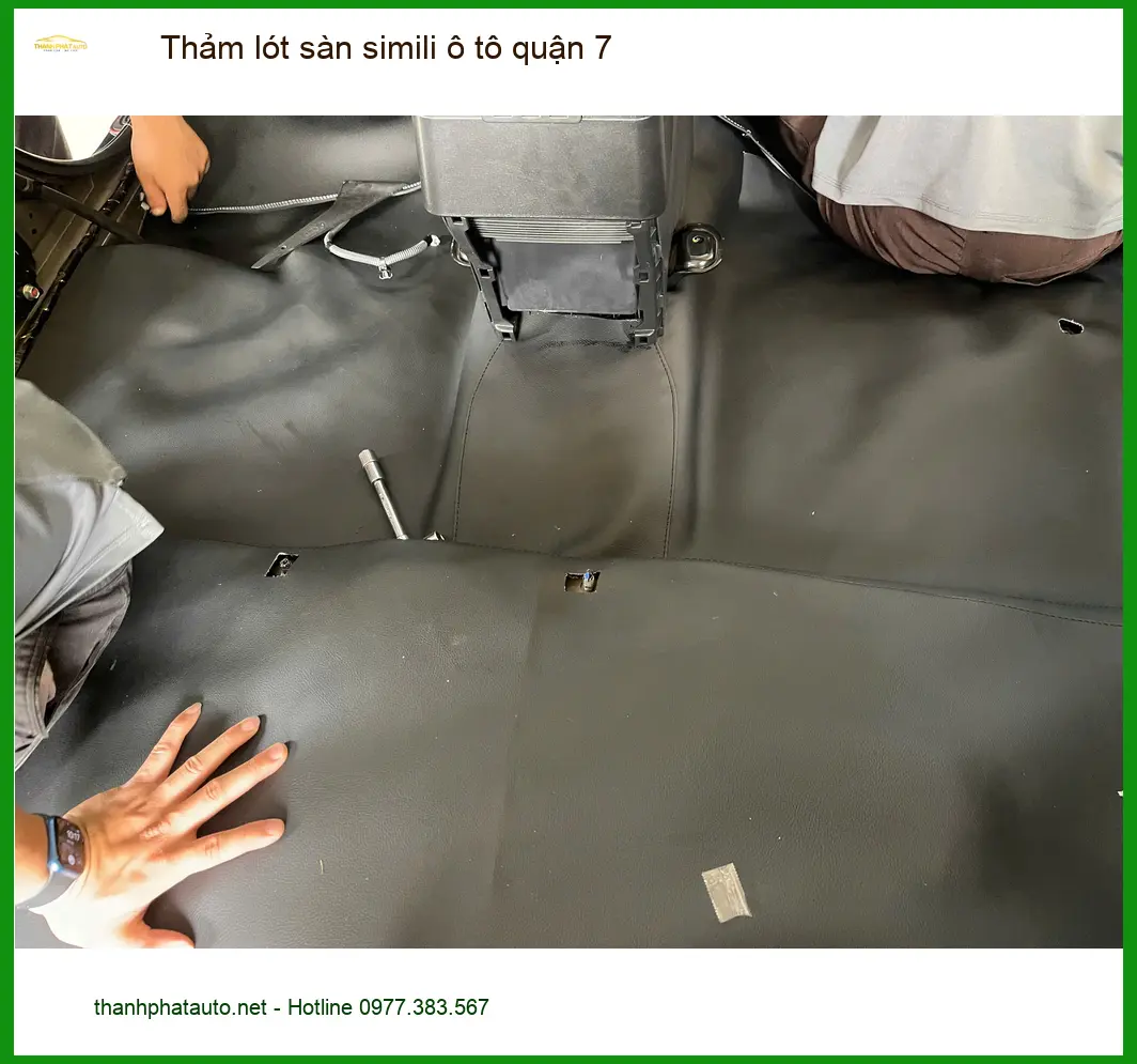 Địa Chỉ May Thảm Lót Sàn Ô Tô lót sàn simili ô tô quận 7 - Giá Tốt TPHCM ảnh thực tế 3