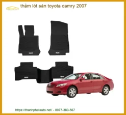 Thảm Lót Sàn Cao Cấp Toyota Camry 2007 - Trung Tâm Lắp Đặt Giá Tốt TPHCM