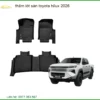 Thảm Lót Sàn Toyota Hilux 2026 - Trung Tâm Lắp Đặt Chính Hãng Giá Tốt TPHCM