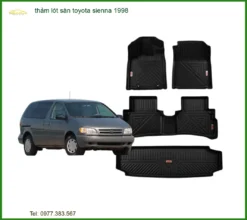 Thảm Lót Sàn Ô Tô Toyota Sienna 1998 - Trung Tâm Lắp Đặt Uy Tín TPHCM