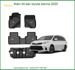 Thảm Lót Sàn Toyota Sienna 2020 - Địa Chỉ Lắp Đặt Thảm Sàn Uy Tín TPHCM
