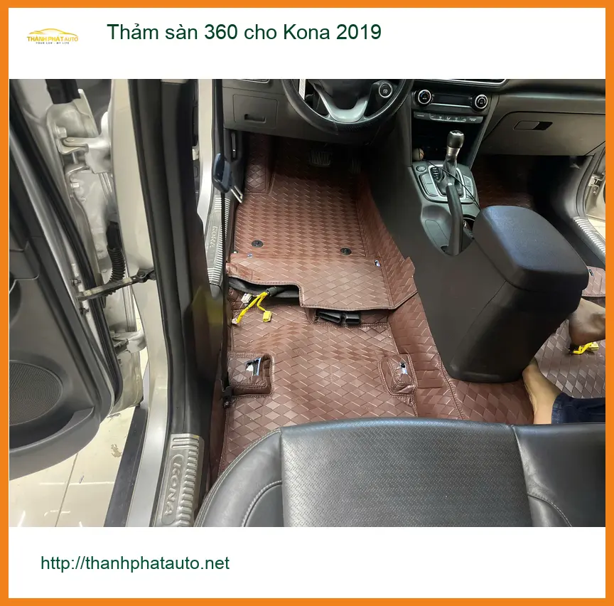 Anh Quang lắp thảm sàn 360 cho Kona 2019 tại Quận 12 ảnh thực tế 5
