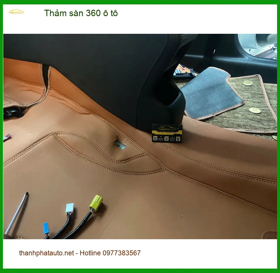 Anh Khang lắp Thảm sàn 360 ô tô Honda CR-V tại Quận 5 giữ xe luôn sạch ảnh thực tế 4