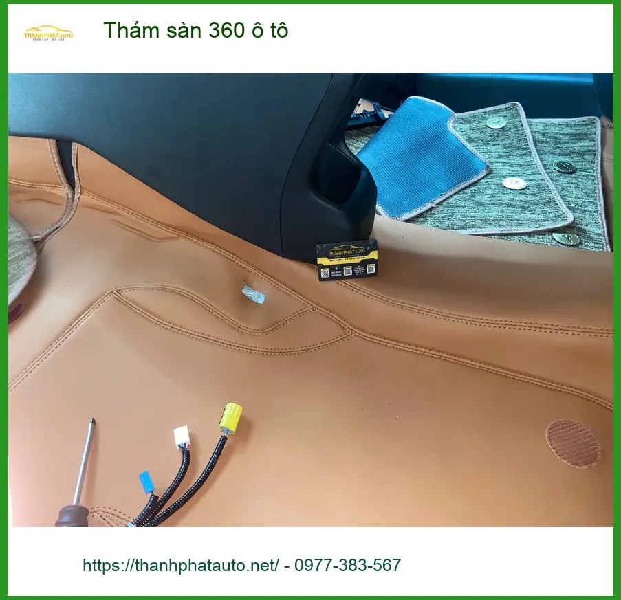 Anh Thắng lắp thảm sàn 360 ô tô cho Toyota Vios tại Quận Tân Phú ảnh thực tế 4