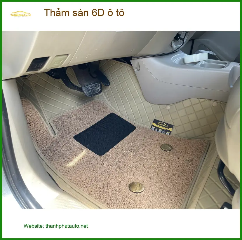 Chú Minh lắp thảm sàn 6D ô tô Hyundai Accent tại Nhà Bè bền đẹp