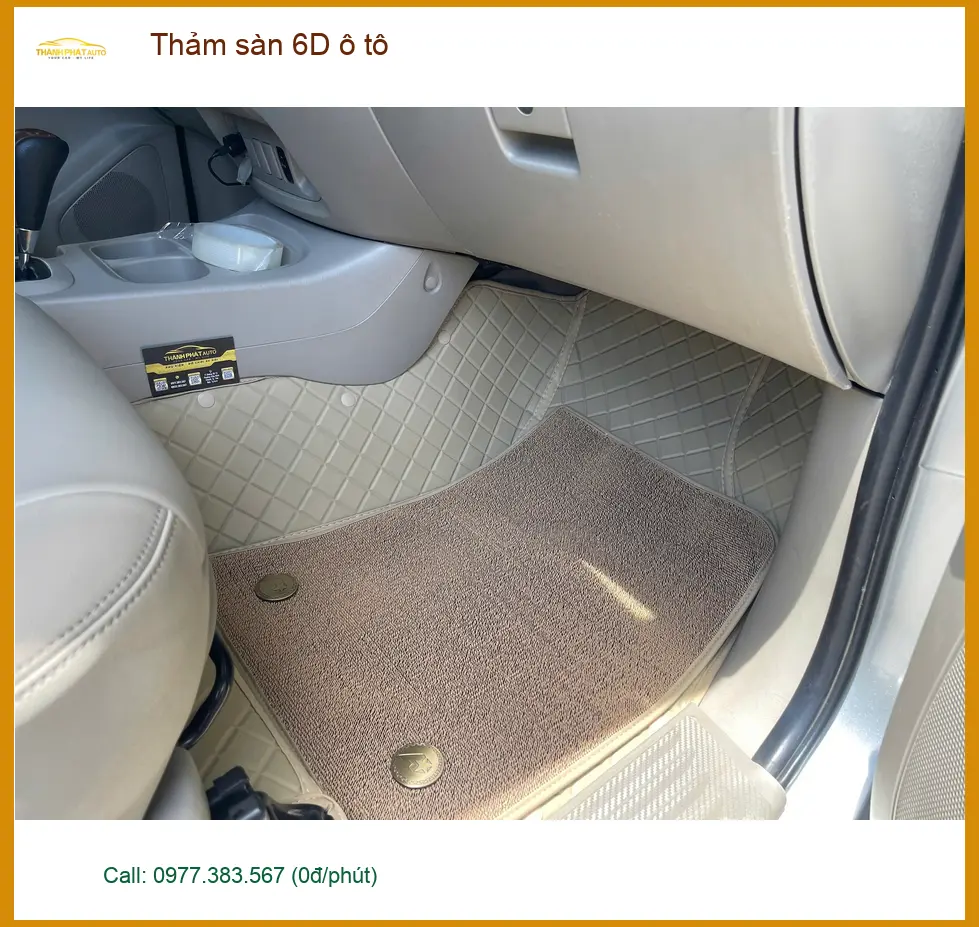 Chú Minh lắp thảm sàn 6D ô tô Hyundai Accent tại Nhà Bè bền đẹp ảnh thực tế 4