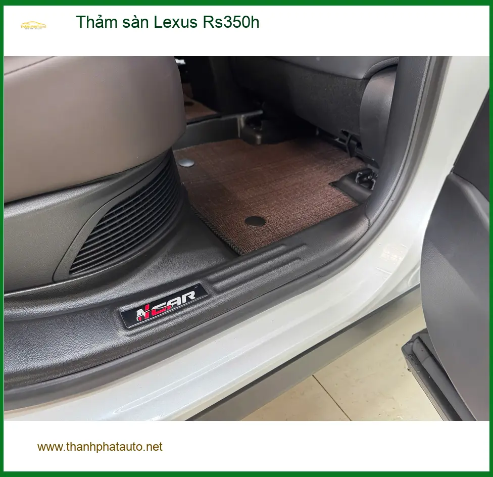 Anh Hùng thay thảm sàn Lexus Rs350h tại Quận 9 cho nội thất xe sạch sẽ ảnh thực tế 2
