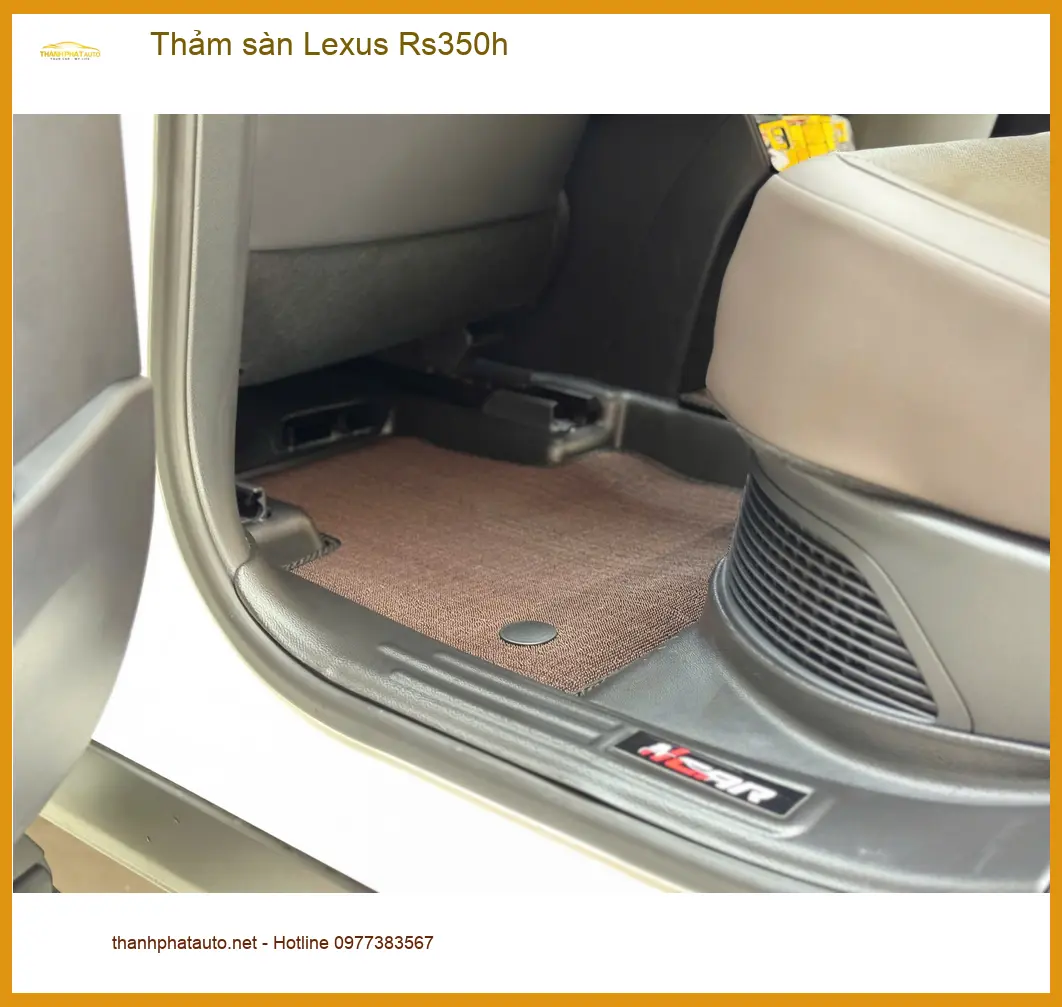 Anh Minh tìm địa chỉ thay thảm sàn Lexus Rs350h uy tín tại Quận 4 ảnh thực tế 3