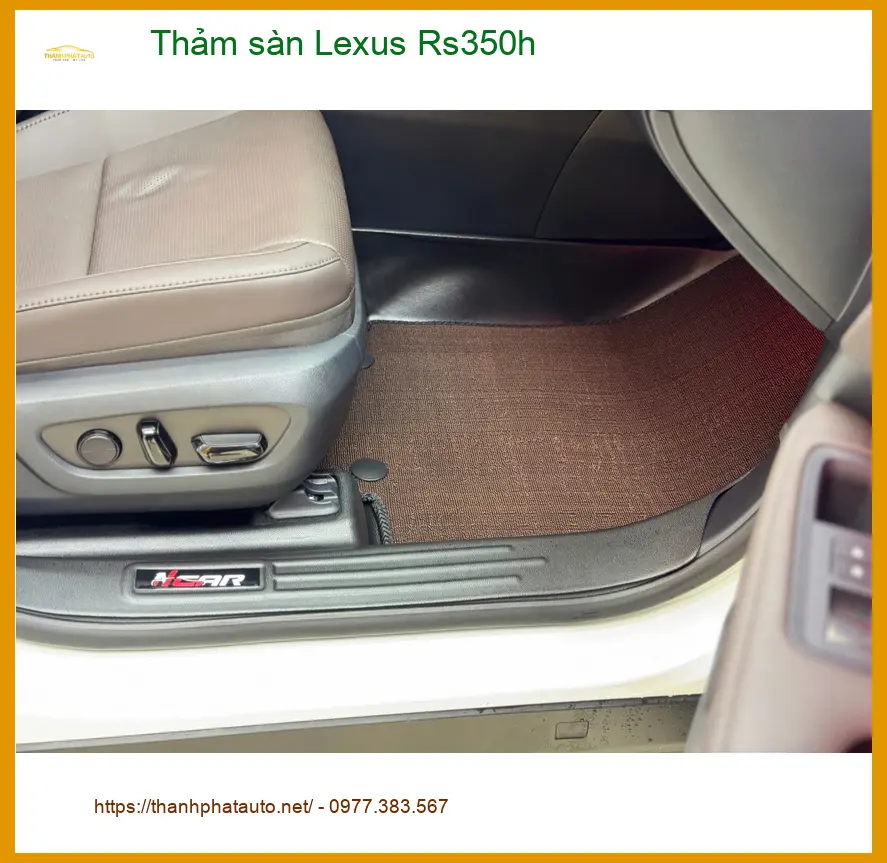 Anh Quang tìm nơi lắp thảm sàn Lexus Rs350h chính hãng tại Hóc Môn
