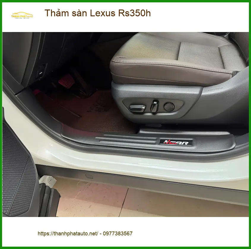 Anh Khang làm thảm sàn Lexus Rs350h tại Quận 1 để nội thất luôn tinh tươm và đẳng cấp ảnh thực tế 2