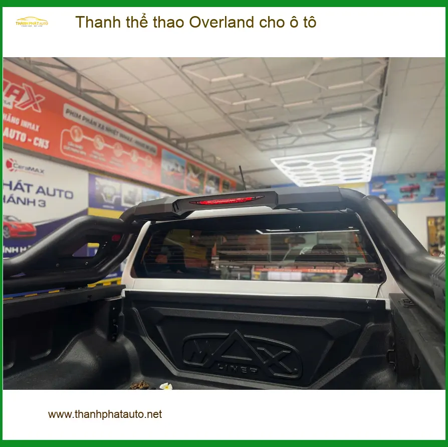 Chú Minh lắp Thanh thể thao Overland Mitsubishi Triton tại Cần Giờ chở hàng tiện lợi