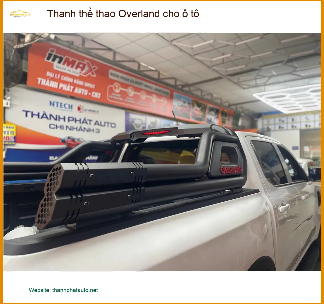 Chú Minh lắp Thanh thể thao Overland Mitsubishi Triton tại Cần Giờ chở hàng tiện lợi ảnh thực tế 4
