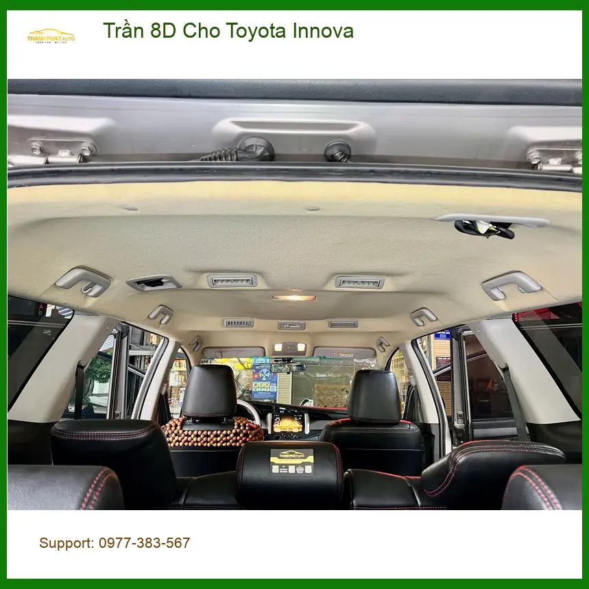 Anh Quang lắp Trần 8D Toyota Innova Quận 12 khử mùi ẩm mốc, tăng thẩm mỹ ảnh thực tế 2