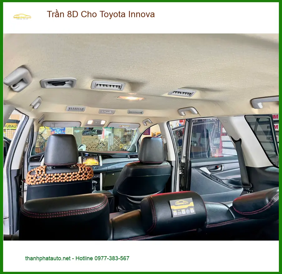 Anh Dũng bọc Trần 8D Toyota Innova tại Bình Chánh đón Tết