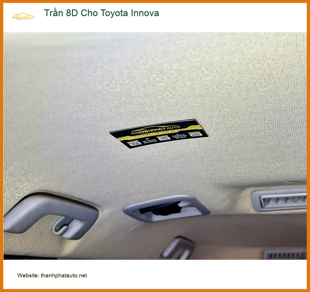 Anh Minh bọc Trần 8D Toyota Innova Quận Gò Vấp để xe sang hơn ảnh thực tế 3