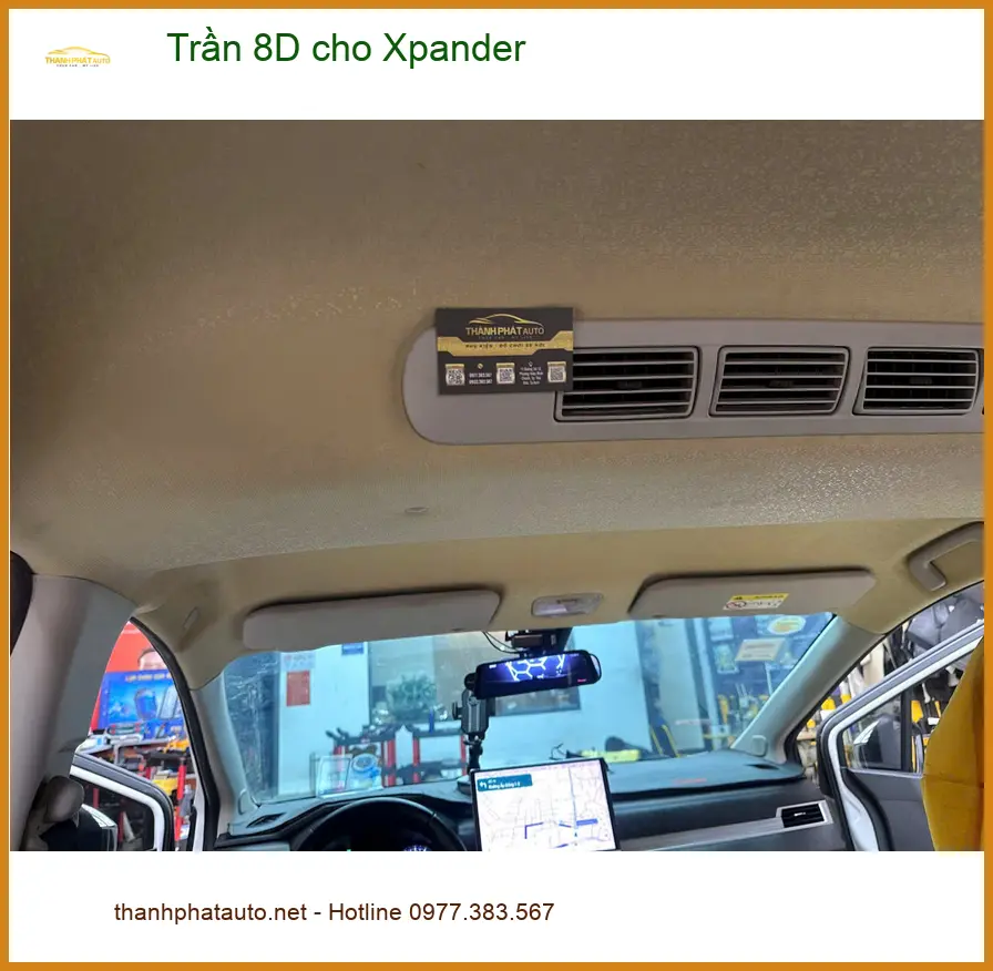 Anh Trường lắp Trần 8D cho Xpander tại Quận 12 để xe đẹp hơn ảnh thực tế 3