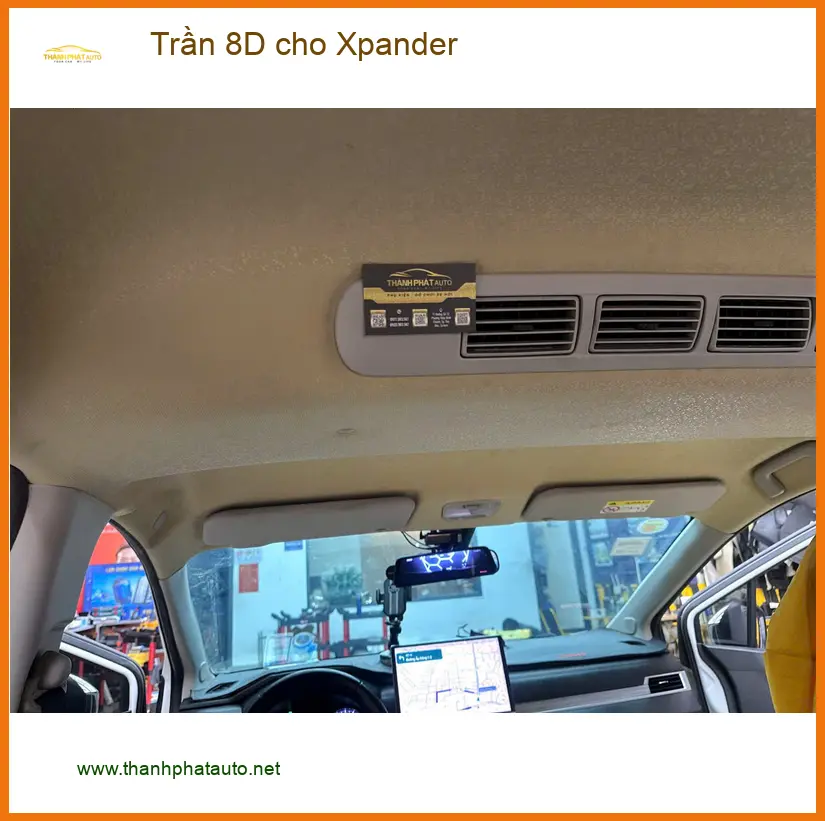 Chú Phát bọc Trần 8D cho Xpander tại Quận 3 tăng vẻ sang trọng ảnh thực tế 4