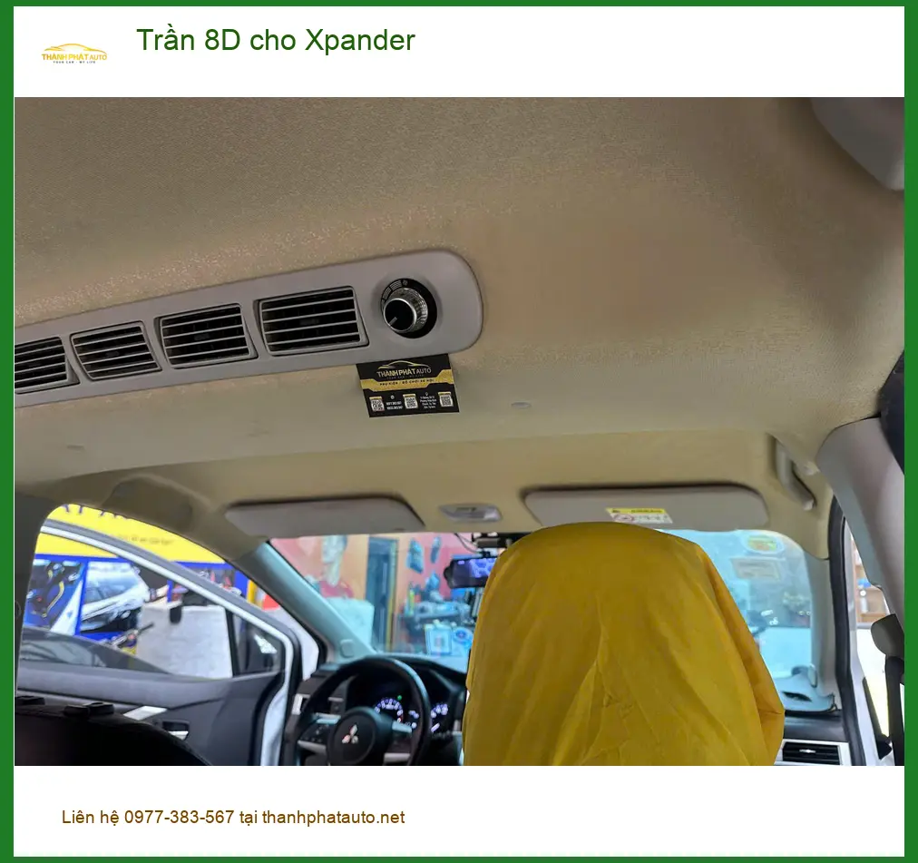 Chị Thảo bọc Trần 8D cho Mitsubishi Xpander tại Bình Chánh nâng tầm nội thất ảnh thực tế 3