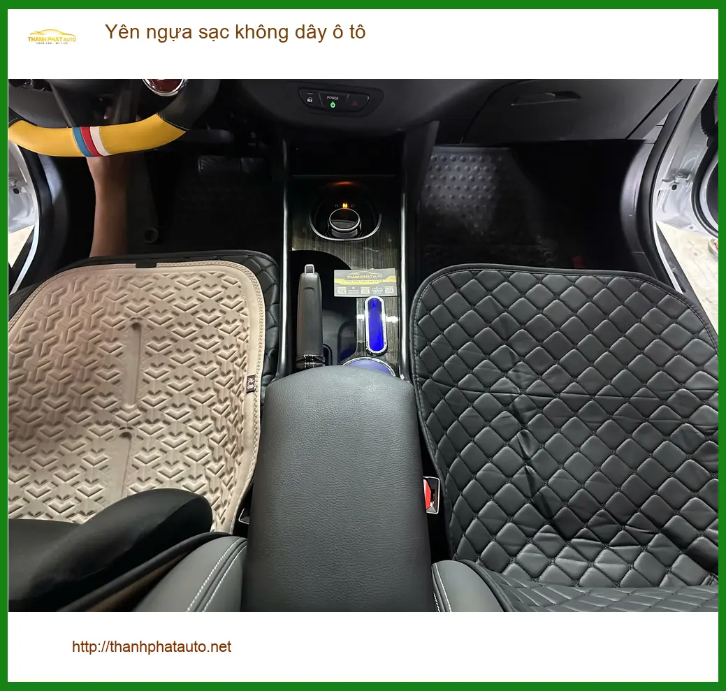 Anh Minh lắp yên ngựa sạc không dây ô tô Hyundai Creta Quận 9 ảnh thực tế 2