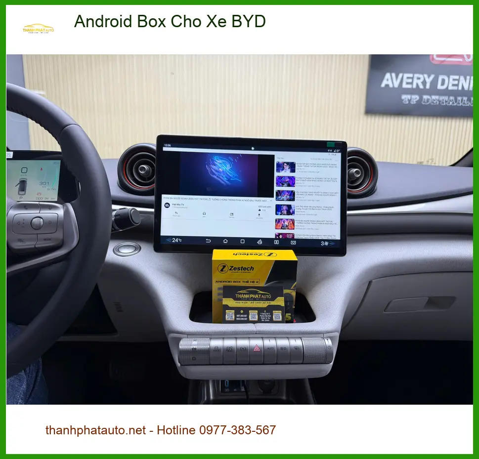 Anh Long lắp Android Box cho xe BYD tại Quận Tân Phú để màn hình zin thêm thông minh ảnh thực tế 3