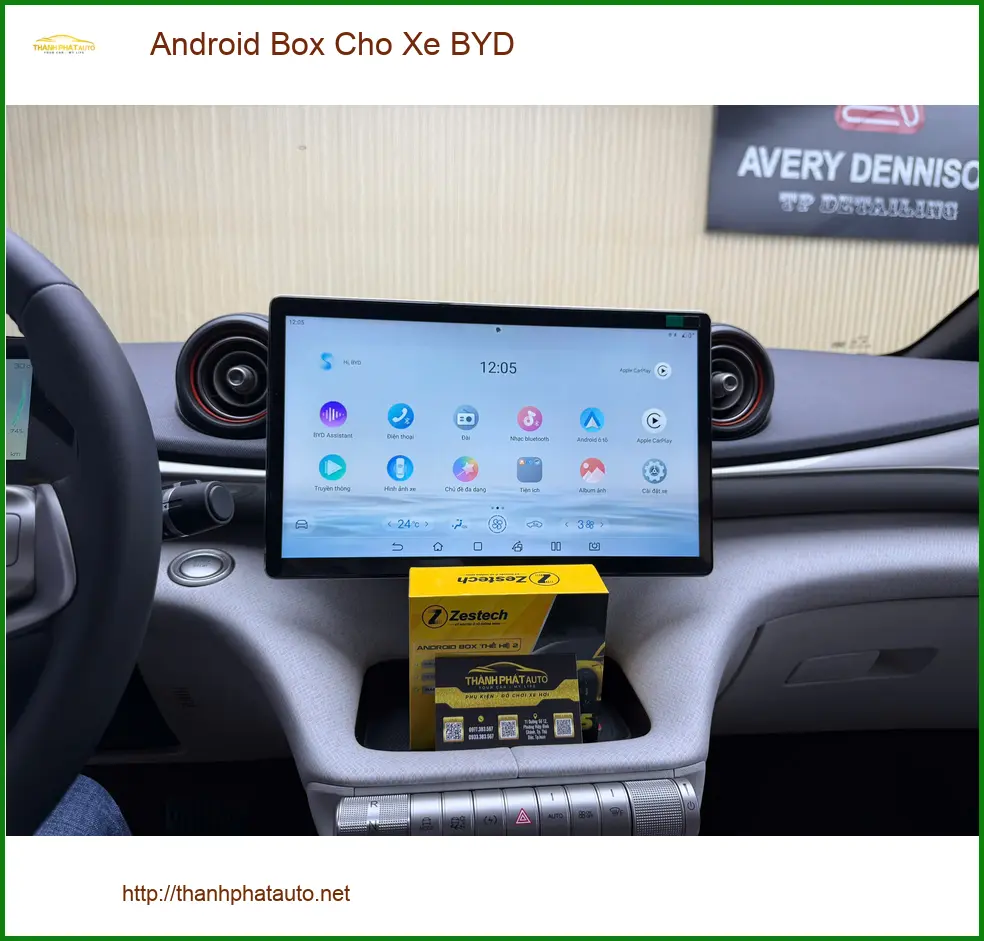 Chị Thu lắp Android Box cho BYD Atto 3 tại Quận 5 để có trải nghiệm giải trí đa dạng ảnh thực tế 2
