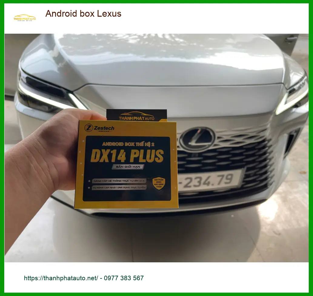 Chị Thảo lắp Android box Lexus ở Quận 3 để nâng cấp giải trí thông minh ảnh thực tế 2