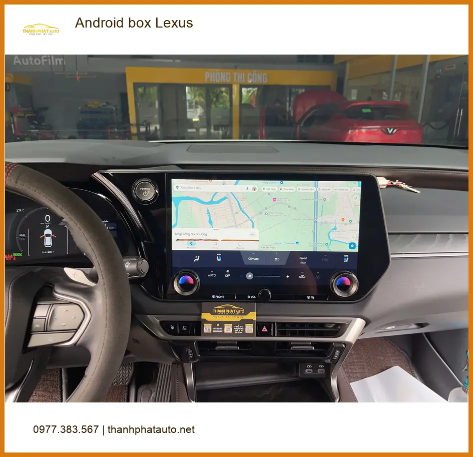 Chị Thảo lắp Android box Lexus ở Quận 3 để nâng cấp giải trí thông minh ảnh thực tế 3