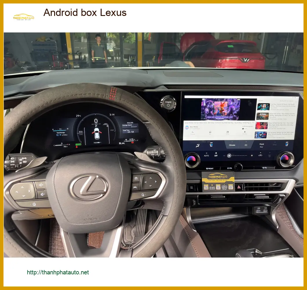 Chị Thảo lắp Android box Lexus ở Quận 3 để nâng cấp giải trí thông minh ảnh thực tế 5