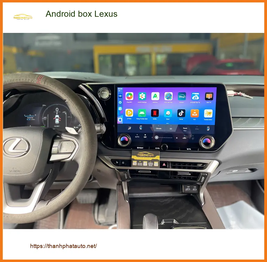 Chị Thảo lắp Android Box Lexus RX 350 chính hãng tại Quận Tân Phú, giá tốt ảnh thực tế 3