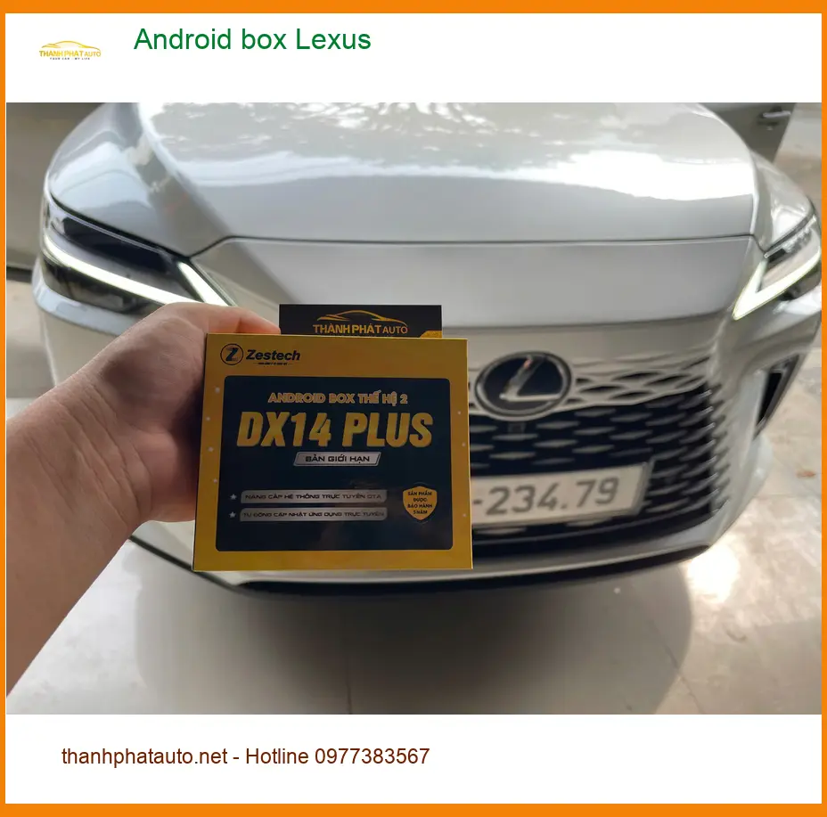 Chị Thảo lắp Android box Lexus ES 250 tại Thủ Đức xem YouTube, Netflix ảnh thực tế 2
