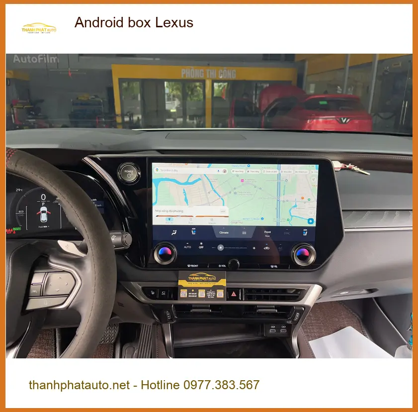 Chị Thảo lắp Android box Lexus ES 250 tại Thủ Đức xem YouTube, Netflix ảnh thực tế 4