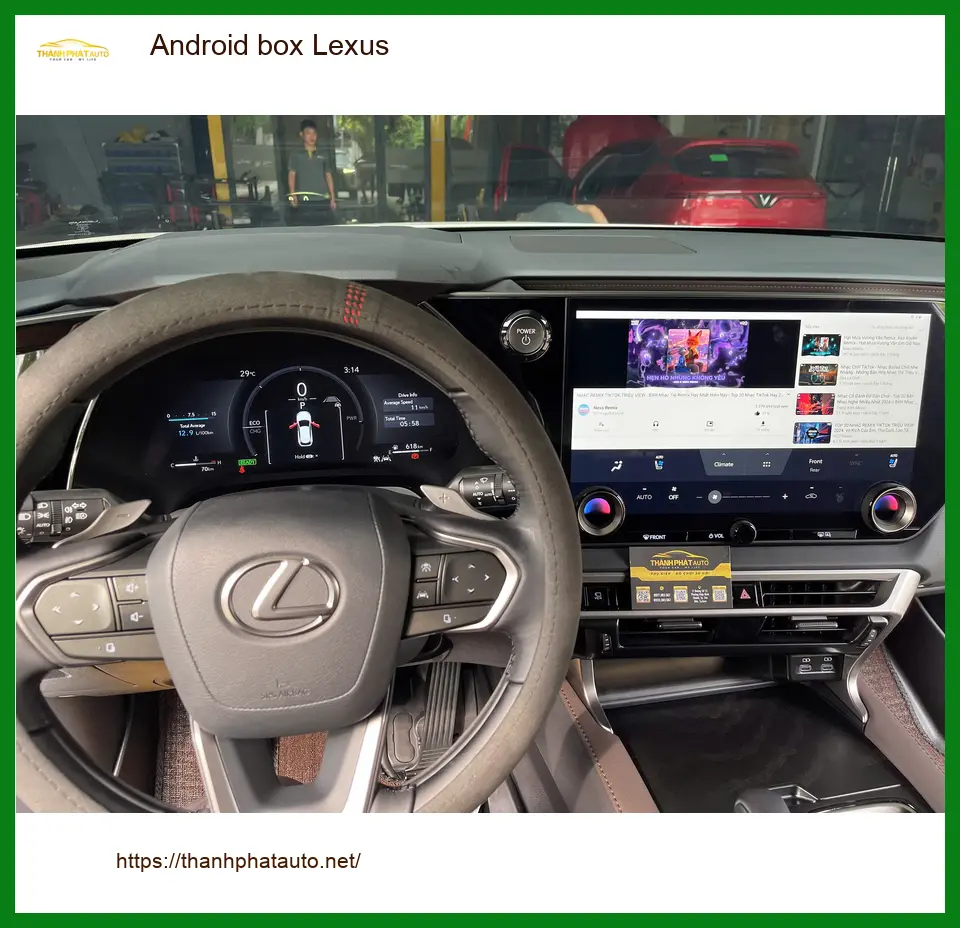 Anh Tùng lắp Android Box cho Lexus RX 350 ở Quận 12 giải trí đa phương tiện ảnh thực tế 2