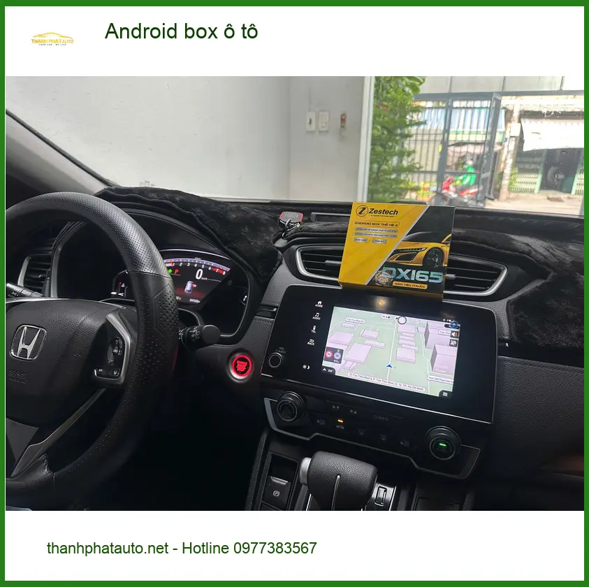 Cô Lành lắp Android box ô tô cho Mazda CX-5 tại Quận 12 để biến màn hình zin thành smart TV