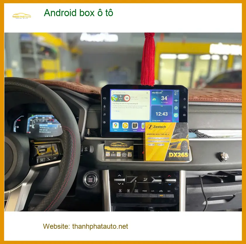 Anh Khang lắp Android Box ô tô cho Honda CRV tại Quận 2 muốn giữ màn zin ảnh thực tế 2