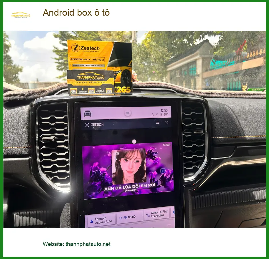 Anh Minh lắp Android box ô tô cho Honda CRV tại Quận 2 để nâng tầm giải trí ảnh thực tế 2