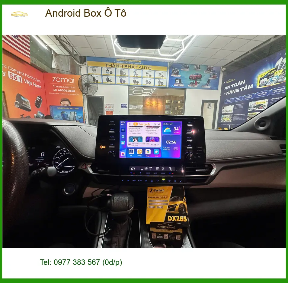 Anh Việt nâng cấp Android Box Ô Tô cho Toyota Camry tại Quận Phú Nhuận ảnh thực tế 2
