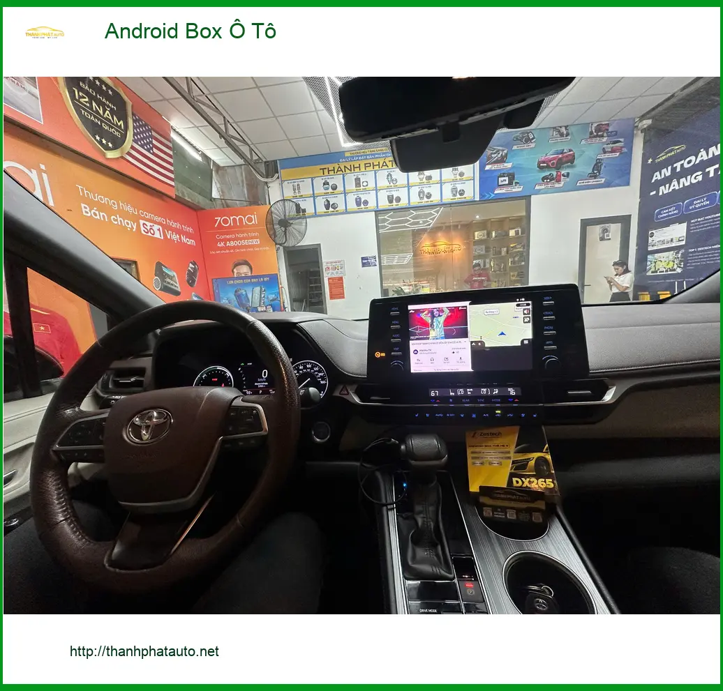 Anh Việt nâng cấp Android Box Ô Tô cho Toyota Camry tại Quận Phú Nhuận ảnh thực tế 3