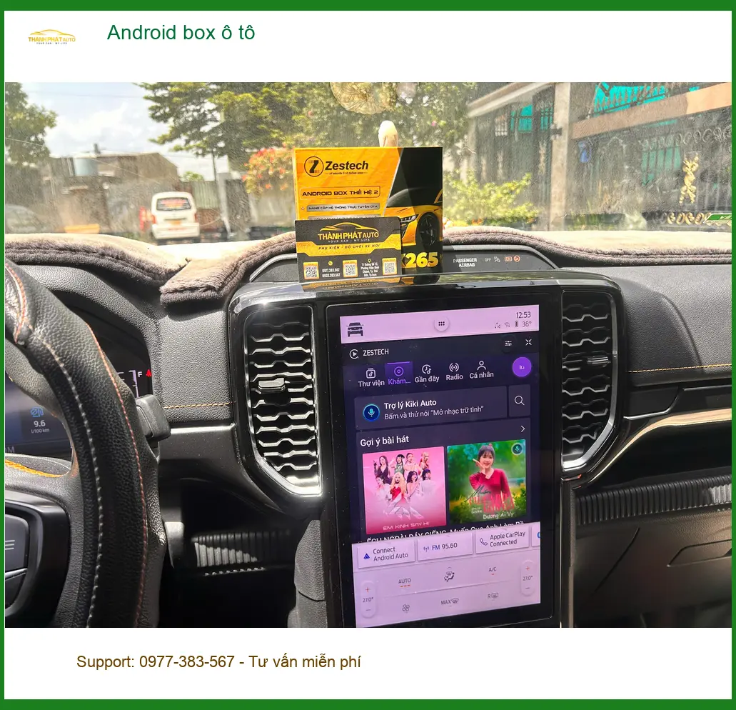 Anh Minh lắp Android box ô tô cho Honda CRV tại Quận 2 để nâng tầm giải trí ảnh thực tế 4