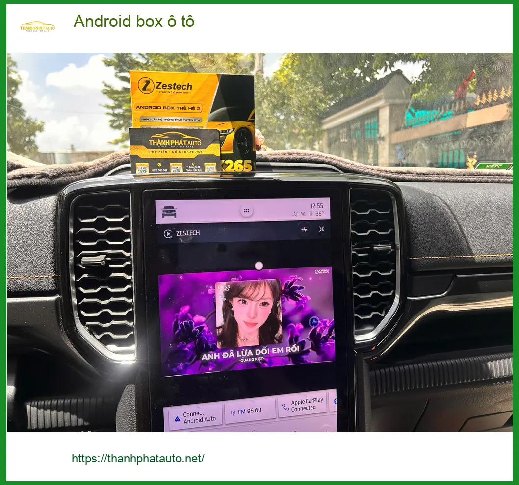 Anh Khang lắp Android box ô tô cho Mazda CX-5 tại Bình Chánh tiện lợi ảnh thực tế 4
