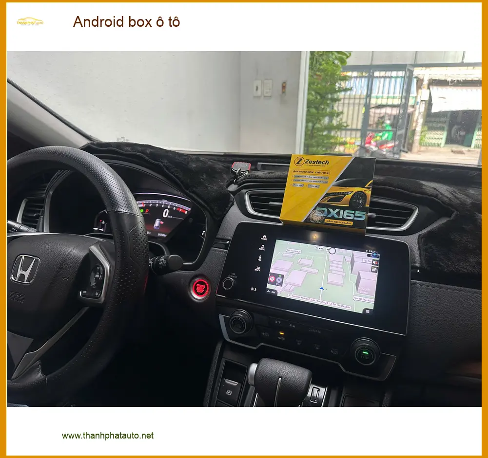 Anh Minh lắp Android box ô tô cho Honda CRV tại Quận 3 để xem YouTube ảnh thực tế 2