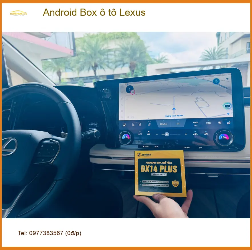 Chị Thảo lắp Android Box ô tô Lexus ES300h tại Nhà Bè, muốn nhiều ứng dụng ảnh thực tế 4
