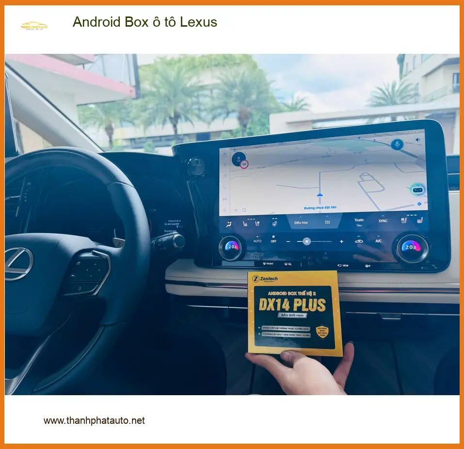 Anh Nhật lắp Android Box ô tô Lexus tại Thủ Đức để giải trí