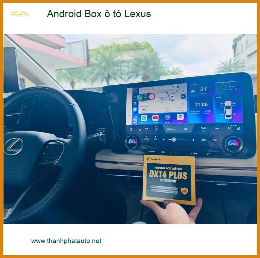 Anh Minh lắp Android Box ô tô Lexus Quận 5: Nâng cấp giải trí, dẫn đường