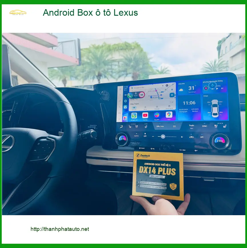 Anh Minh lắp Android Box ô tô Lexus Quận 5: Nâng cấp giải trí, dẫn đường ảnh thực tế 2